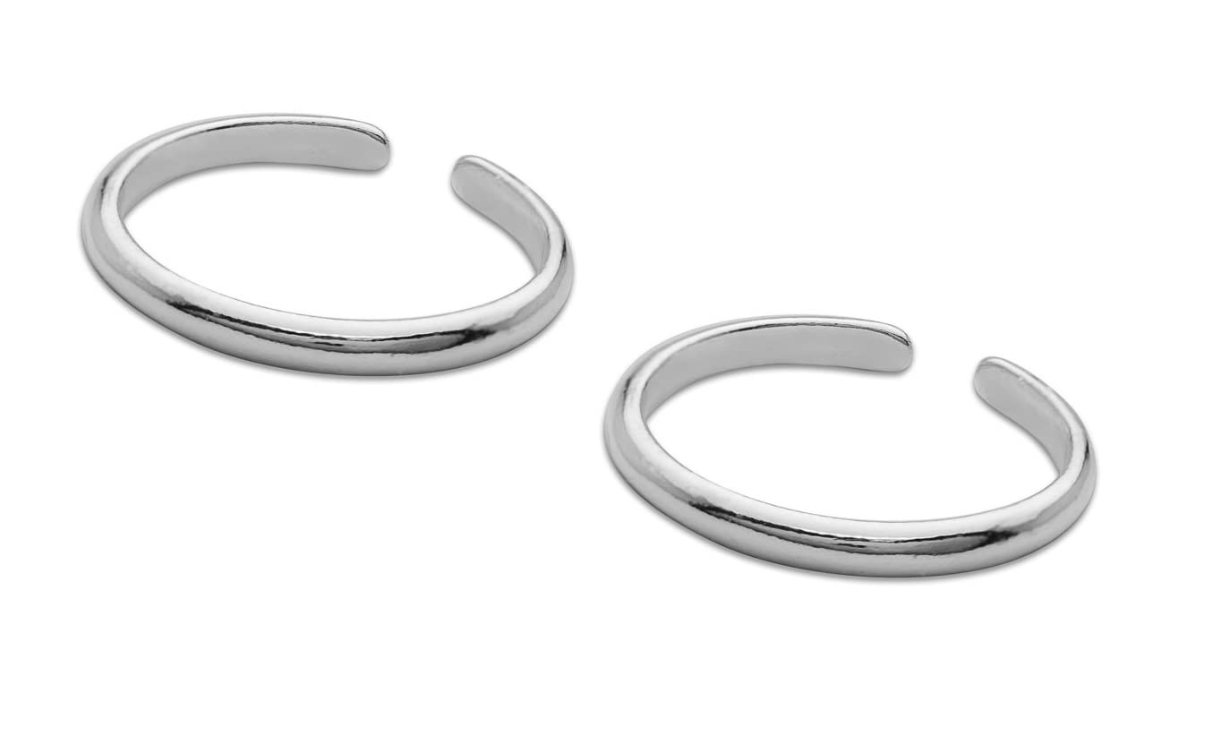 Toe Ring Mina Set 925 Silver High Polished Thin Toe Ring Adjustable-picture-26