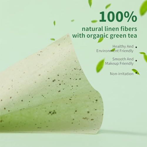 XBFOCNH 200 Stück Gesichtsöl-Löschblätter, Löschpapier für fettige Haut mit Spiegelhülle und selbstklebendem Puderquaste, ölabsorbierende Blätter, Gesichtspapier für Männer und Frauen