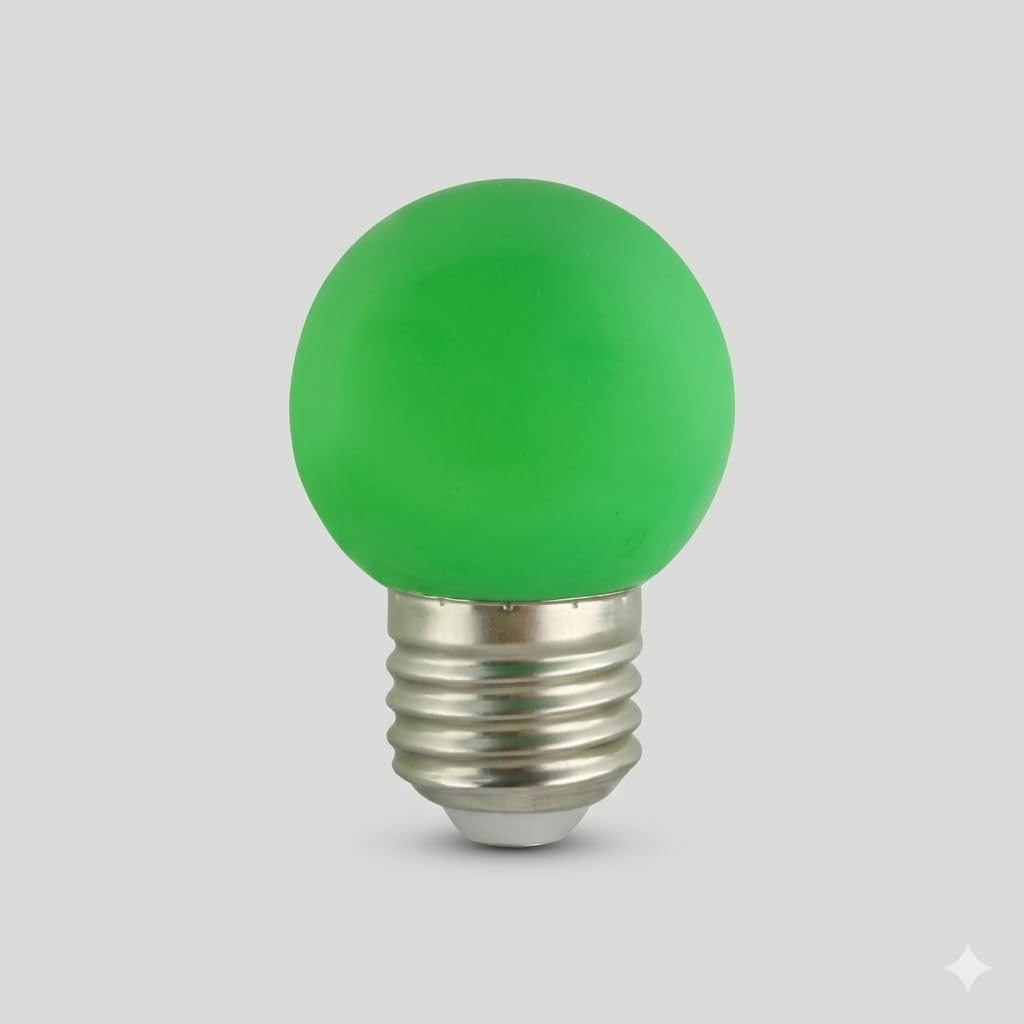 0.5W LED Bulb Night Lamp E27 Bulb For Lamp Lights For Decoration 0.5 Watt Lamp Soft Glow. (GREEN)-image-31