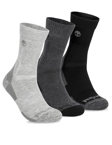 Timberland Mens Hiking, Wool, Winter, Cushioned Crew Socks...