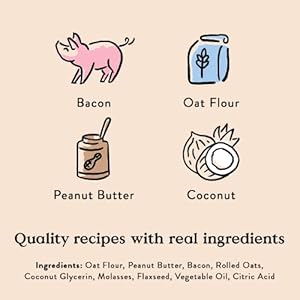 Boccesbakerybacnnuttysoftchewydogtreatswheatfreepbbaconflavoredallnaturallimitedingredientovenbakedcookiesfordogs6ozbag Urban Country Home Decor Bocces bakery bacn nutty soft chewy dog treats wheat free pb bacon flavored all natural limited ingredient oven baked cookies for dogs 6 oz bag urban country home decor