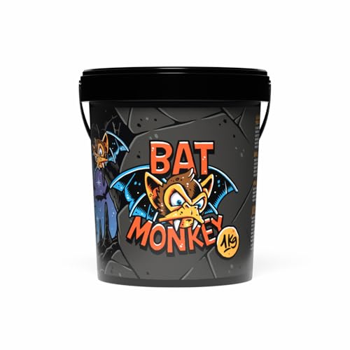 MONKEY SOIL Guano de Murciélago 1kg Abono Natural - Fósforo Potasio Floración - Sustrato No Vegetal para Plantas Cultivo...
