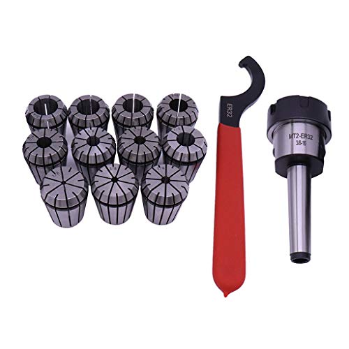 Fenteer 11x ER2 Clamps CNC Lathe Tools