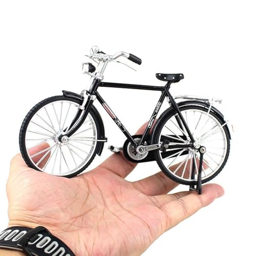 UMESEE 3D Metal Puzzles Toy Bike for Teenagers and Adults, Simulation Mini Bicycle Model Scale Kit, 3D Bicycle Model Building Kit, DIY Craft Kits 3D Puzzles for Beginners (Black) - Image 3