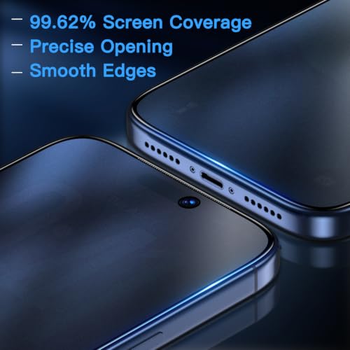 Image of Uyiton for iPhone 17 Pro Matte Privacy Screen Protector - 2 Pack
