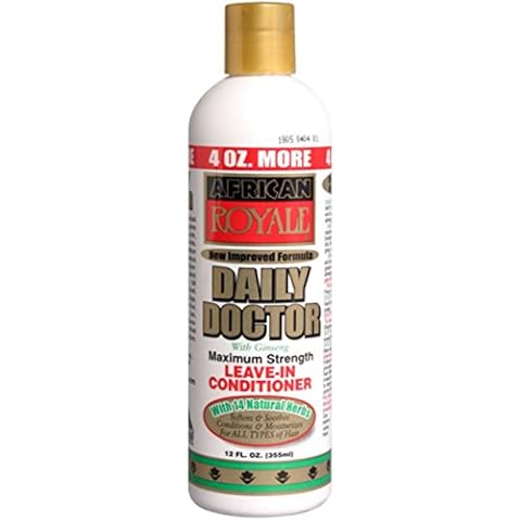 African Royale Daily Doctor Maximum Strength Leave-In Conditioner, 12 oz (Pack of 2) Cover