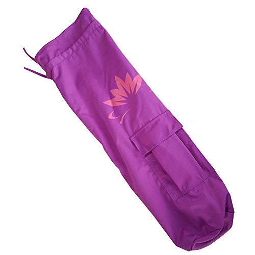 xinhongjing Girls Yoga Mat Bag, Exercise Yoga Mat Strap Carry Bag Carrier Backpack for Women - Thumbnail 3