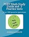 PERT Math Study Guide and 2 Practice tests: A study guide with practice tests for the PERT Test