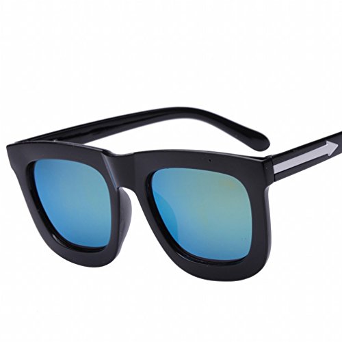 Lunettes de soleil flèches homme yeux féminins réfléchissantes adulte