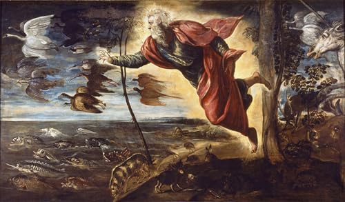 Impression sur toile salon Domenico Robusti poster peinture moderne Tintoretto 60x90cm