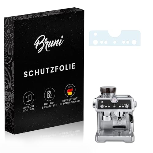 Bruni Screen Protector compatible with DeLonghi La Specialista EC9335.M Protector Film, crystal clear Protective Film (2X)