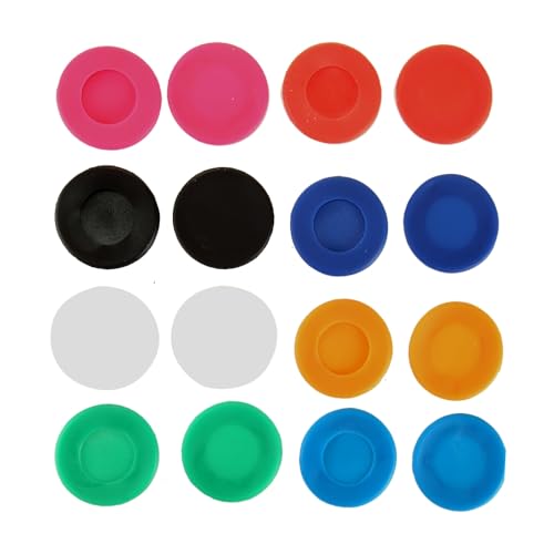 16PCS Soft Silicone Stethoscope Covers,Disposable Diaphragm Bell Cover Protectors Replacement Sleeves(Multicolor Random Color)
