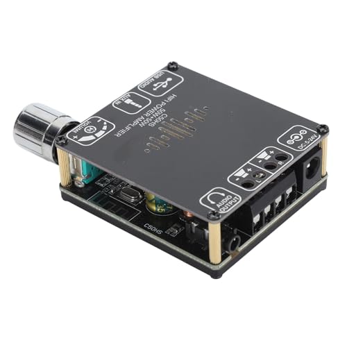 TYTOGE Placa amplificadora Bluetooth profesional 50W 50W TPA3116D2 Nivel HiFi Bluetooth 5.0 Placa amplificadora de sonido para amplificadores smartphones portátiles