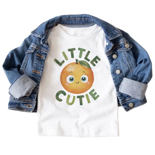 Little Cutie Toddler Shirt - Cute Kids Orange Fruit Lover Gift - Natural Toddler & Youth Graphic Tee2