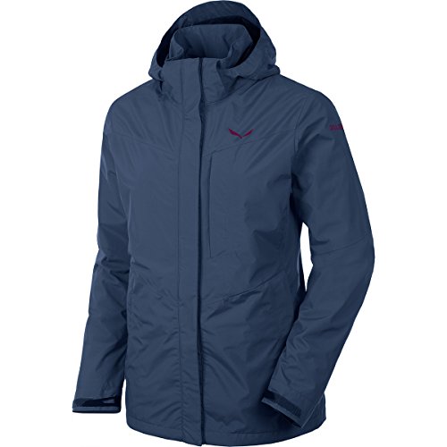 Veste Salewa Fanes GTX femme contre la pluie fine et le vent froid bleu