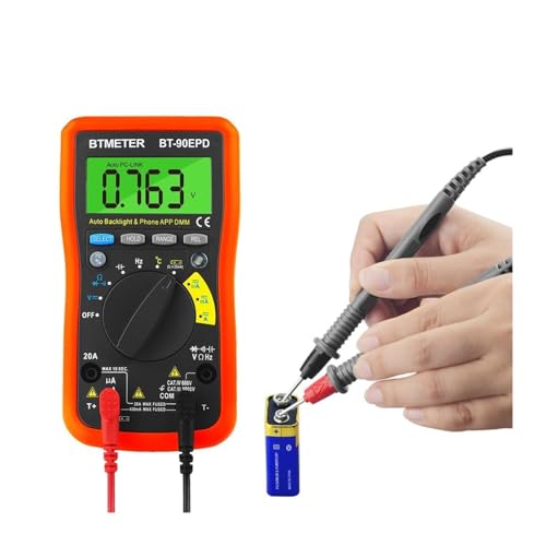 Multimètre numérique BT-90EPD connecté Bluetooth avec avomètre auto et écran rétroéclairé - 3