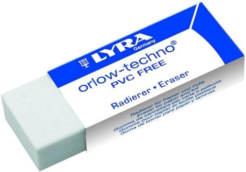  Lyra L7410200 Gomma Orlow-techno PVC free - 62x22x12 mm - Confezione 20 gomme