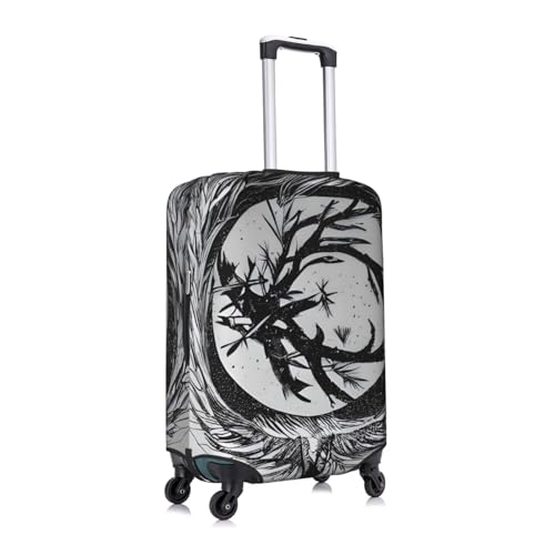The Abstractionist Tree Suitcase Cover Luggage Protective Case High Elasticity Material For Travelers3