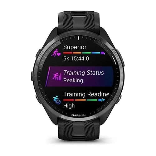 Monitor Cardíaco de Pulso com GPS Garmin Forerunner 965 Preto SA