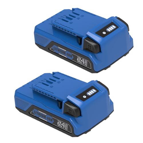 energup 24Volt 3.0Ah Replacement for Kobalt 24V Battery Max KB624-03 KB524-03 KB424-03 KB224-03 KB124-03 Cordless Tools Kobalt 24V Lithium Battery (2Pack)