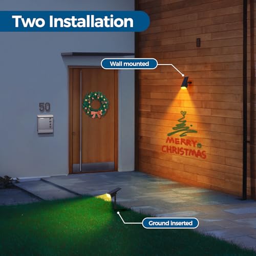 WENATY Solar Spot Lights Outdoor Waterproof IP65, Bright LEDs Solar Landscape Lighting for Outside Garden Yard, Solar Powered Spotlights for Accent Uplighting Backyard Statue Palm Tree, 2 Pack/Warm - image 7