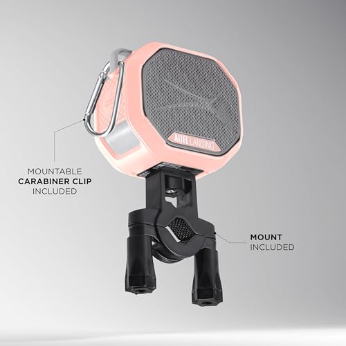 Image of Altec Lansing HYDRATREK Magnetic Bluetooth Speaker, Waterproof IP67, Portable Speaker, True Wireless Pairing, USB-C Quick Charge, 3.7V 400mAh Battery, Voice Assistant, Perfect for Any Adventure