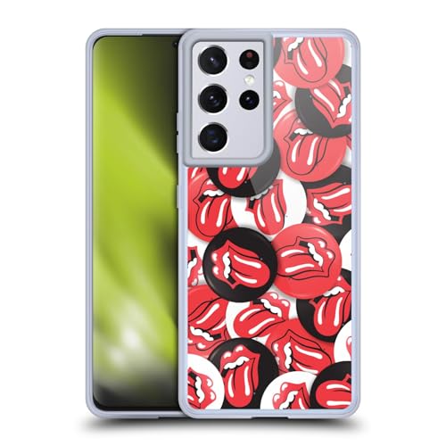 Carcasa silicona Samsung S21 Ultra Rolling Stones original