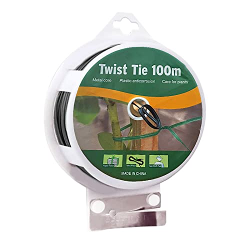 Atadura para Jardín Twist Tie 100m Negro Reutilizable miniatura 1