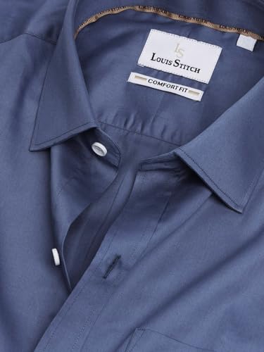 Image of LOUIS STITCH Men's Regular Fit Formal Shirts for Men (ST-S1-CF-900 (1))