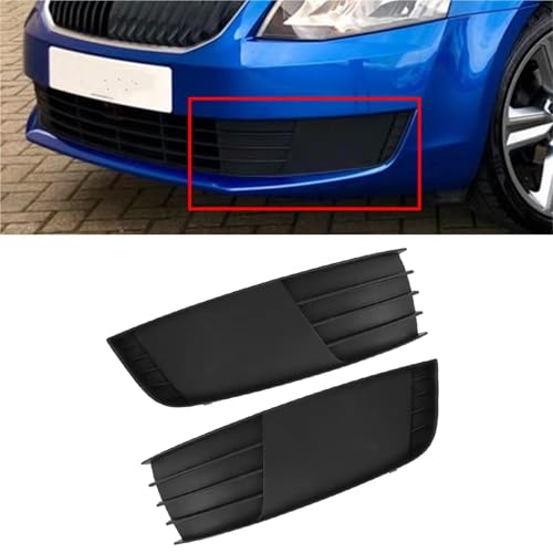 Repuesto de rejilla antiniebla para parachoques Skoda Octavia A7 2013-2017 6