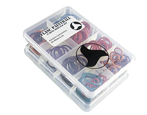 Flasc Paintball Azodin Oring Kit mit 5 Rebuilds Farbcodiert Cover