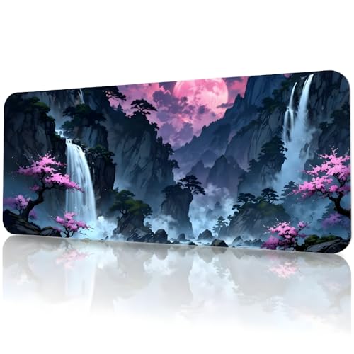 8 Farklı Desenli Baskılı Model Black Deer XXL Gaming Mouse Pad 70x30 cm – Dikişli Kenar, Kaymaz Taban, Dijital Tasarım, Hassas Takip, Ultra Geniş Oyuncu Mousepad (Jungle Art 70x30 cm)