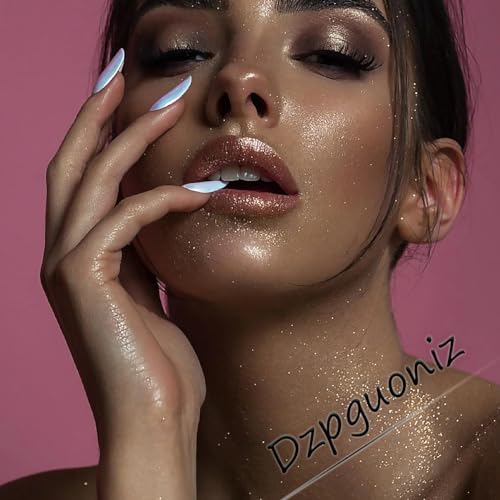 Dzpguoniz 24Pcs Long Square Press On Nails Pink French Tip Fake Nails Silver Rhinestones With Flower Full Cover Tips Glue On Nails Artificial Acrylic False Nails Butterfly Charms Design For Women Nails Designs thumb #6