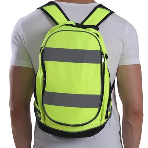 Sac à dos réfléchissant de sécurité contre le manque de visibilité lors de vos trajets à pied