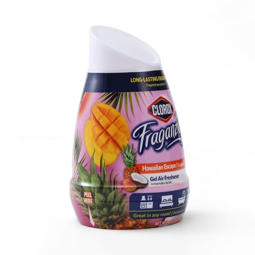 Clorox Fraganzia Gel Air Freshener Cone, Hawaiian Escape Scent - No-Plug, Battery-Free Air Freshener for Small Rooms, Closets, Kitchens, Bathrooms, Offices and More, 6 Ounce - Image 3