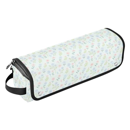 Estuche de viaje 2 en 1 para planchas y rizadores con tapete resistente al calor removible, organizador impermeable para planchas y rizadores, Simple Safaris, para mujeres miniatura 1