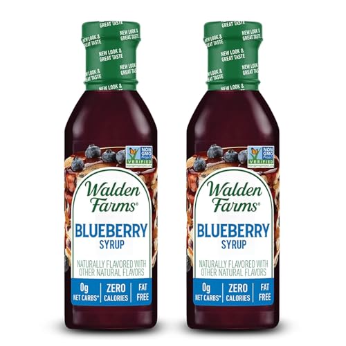 Walden Farms Blueberry Syrup – Perfect for Pancakes, Waffles, Desserts