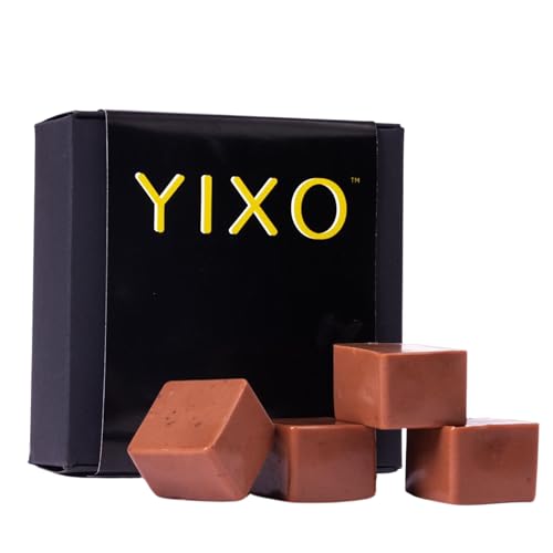 YIXO | Chocolate Flavoured Alcohol Jelly Shot/Jello Shot | 13.7% ABV | UK's First Alcohol Bites | Ideal for Sharing, Gifting, and Celebrations | Perfect for Parties, Weddings, and Events | 8 x 32g