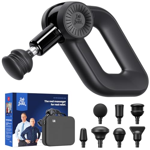 BOB AND BRAD D6 Pro Massage Gun Deep Tissue Percussion with 16mm Amplitude 85lbs Stall Force, FSA...