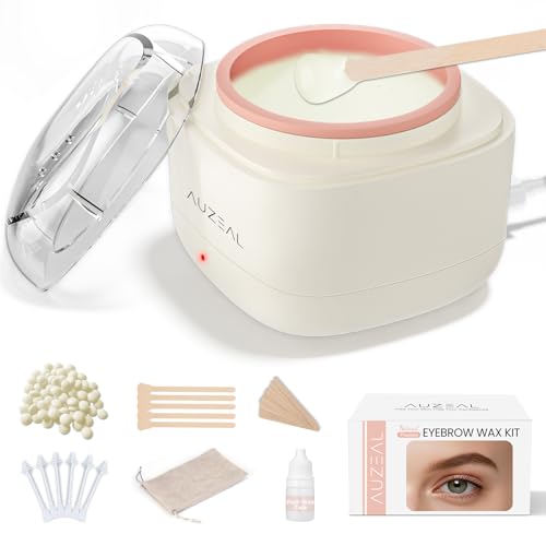 Mini Eyebrow Wax Kit for Women, Wax for Eyebrows Hair Removal, 26 Eye brow Waxing Sticks, 100g Brow...