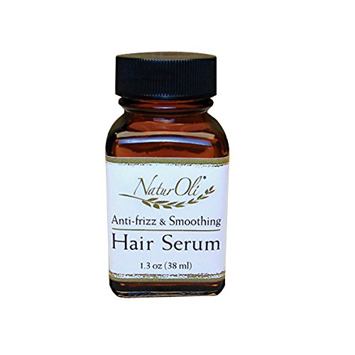 NaturOli's Natural Hair Serum w/Argan Oil - Anti-Frizz, Leave-in Detangler and Conditioner (1.3oz)