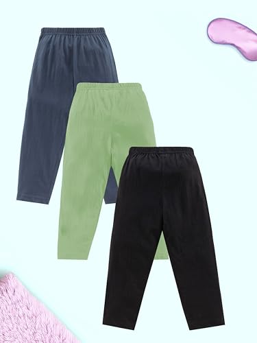 Image of KiddoPanti Boys Solid Pyjama Pant | 100% Soft Cotton Single Jersey | Comfortable Fit with Elastic Waistband & Single Front Pocket | Kids Track Pant