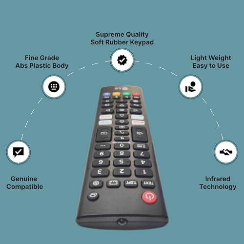 Image of ZIEVA Compatible with LG Smart tv Remote Control - Without Voice - Hotkeys Netfix, Prim Video, Movies and Hotstar Use for LCD LED OLED QLED 4K UHD 8k Android TVs (AKB76040308)