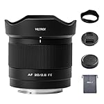 VILTROX 20mm f2.8 FE, 20mm f/2.8 e-Mount Vollformat AF Ultraweitwinkel Autofokus Objektiv für Sony e Mount, Prime Weitwinkelobjektiv a7cr a7cii a7c a6700 zv-e100 a6600 a6400 a7iv a7iii