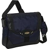 Mobile Edge Premium Laptop Messenger Bag for Men and Women, Travel, Fits Up To 15.4 Inch PCs and Compatible with MacBook 17 Inch, Navy Blue, MEMP03