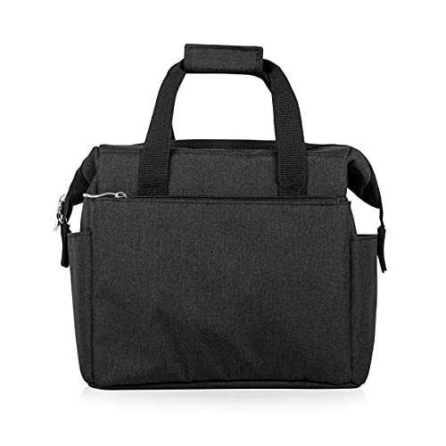 Image of PICNIC TIME NFL Mickey Mouse On The Go Lunch Bag - Soft Cooler Lunch Box - Insulated Lunch Bag, (Black)