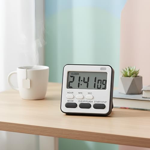 Image of Digital Alarm Clock Style Classic Analog Twin Bell Alarm Clock for Bedroom | Loud Alarm Desk Table Clock, Heavy Sleepers | Vintage Retro Clock for Home, Office, Study Table, Dcor