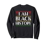 i am black history month febbraio melanin poppin felpa