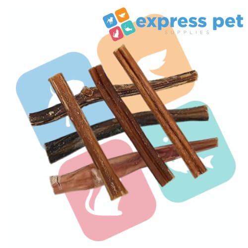 Express Pet Supplies 12cm Medium and Thin Pizzle 70-100g (minimum 6 pizzles) 100% Natural Dog Treat Chew, Brown, 70 g (Pack of 1) - Image 2