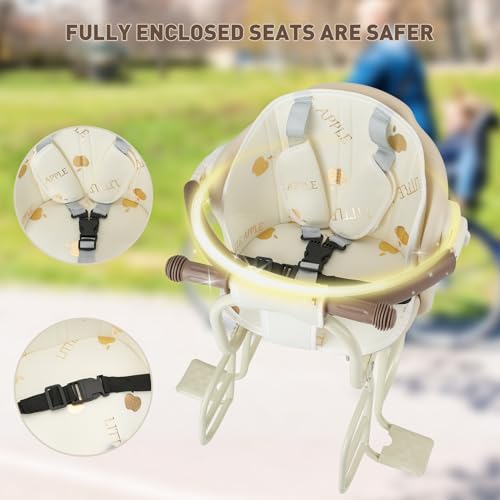 image for Ercabikker Kid's Bike seat Rear Child Carrier Bike Chair for Bicycle K